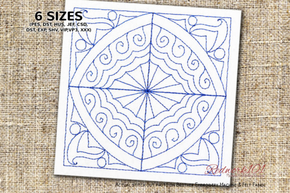 Abstract Pattern Redwork: A Designer's Review for Craft Fair Sellers