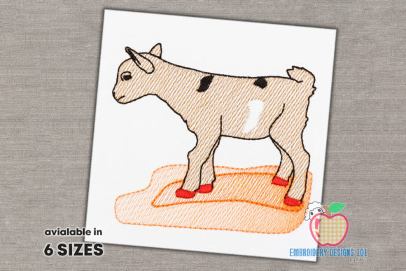 Baby Goat Quick Stitch: Real Talk from an Embroidery Designer