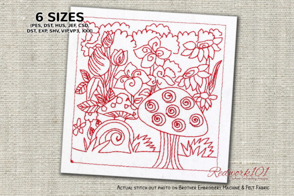 Butterfly with Flower Redwork: A Hands-On Review