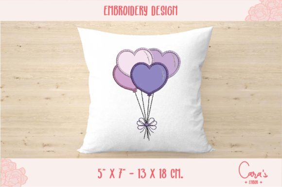 Heart Shape Balloons Applique Review for Sellers