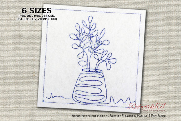 Jade Plant Cactus Succulents Redwork: Design Review for Small Business Merch