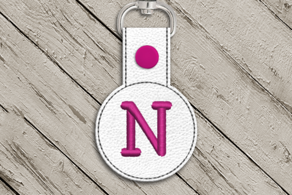 Letter N ITH Round Key Fob: Seller's Review