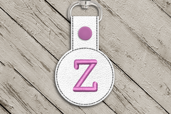 Letter Z ITH Round Key Fob: A Designer's Review for Business