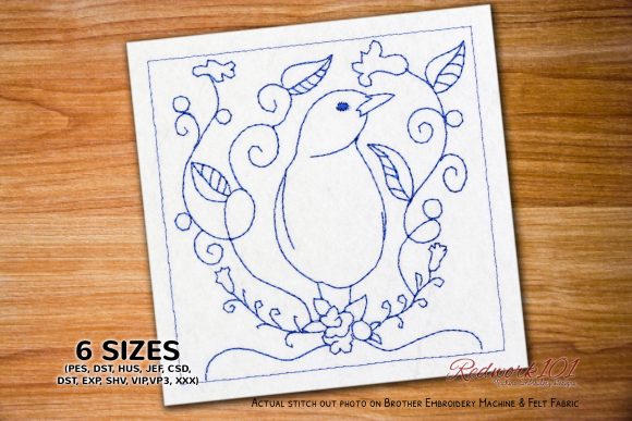 Singing Bird Sitting on Floral Branch: Craft Fair Review